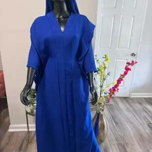 Women's Casual Bubu Dress with Matching Scarf Accessory, Chic Elegant Style