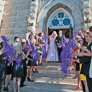 Bulk 48 Pc. Purple Ribbon Wands