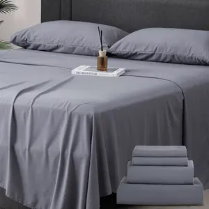 Z-HOM 4 Pc Solid Bed Sheets,16" Deep Pocket Fitted Sheets,Fade Resistant All Season High Quality Bedding - Cozy Luxury Bedding Set - Soft Sheets Set - Bedding Accessories,OEKO-TEX Safe #BlackFridayDeals #CyberMondaySale