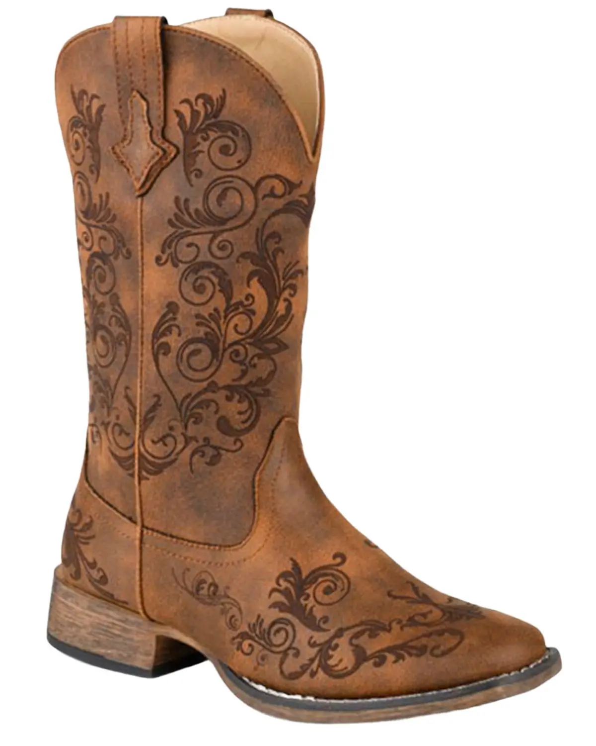 Women's Women'S Bailey Laser Western Boot Square Toe - 09-021-1903-3475 Ta