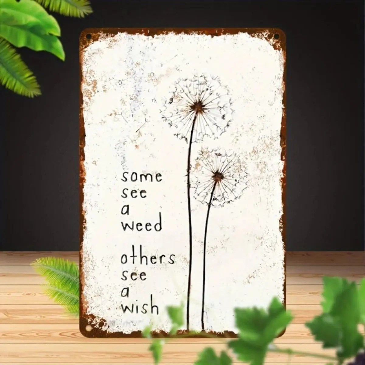 Dandelion Pattern Metal Wall Decor, 1 Count Modern Cool Design Wall Art, Wall Decor for Home Living Room Bedroom Study Room, Home Decor, Ornaments