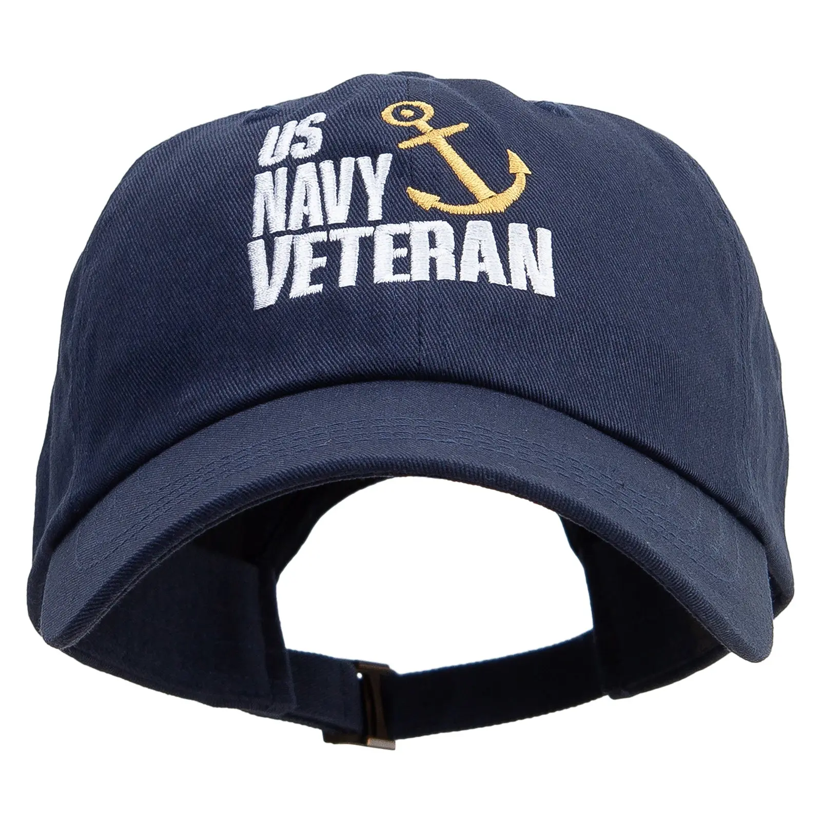 U.S. Navy Veteran Unstructured Low Profile 6 panel Cotton Cap