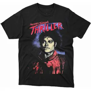 Michael Jackson Vintage Graphic Tee Print Short Sleeve T-Shirt