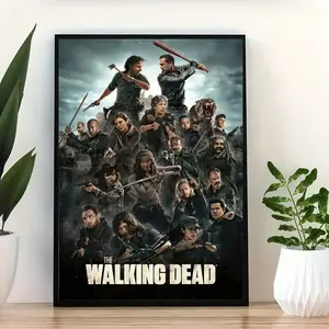 The Walking Dead Movie Poster, Retro Movie Poster, Vintage Poster, Unframed Bedroom Wall Art
