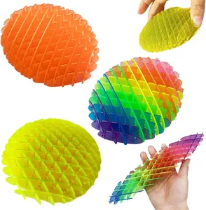 Fall Halloween Gift 3PCS Mini Fidget Worm Toys – Small Sensory Slug Toys for Kids & Adults, Elastic Mesh Fidget for Stress and Anxiety Relief, Pocket-Sized Resistance Fidget Toy Set
