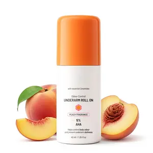 with 5% AHA，Lactic & Mandelic Acid|Prevents Odour, Brightens Skin & Exfoliates Underarm | For Sensitive Skin | Alcohol & Aluminium Free