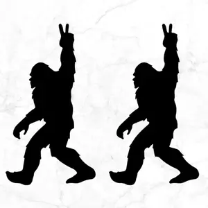 Bigfoot Decal - Peace