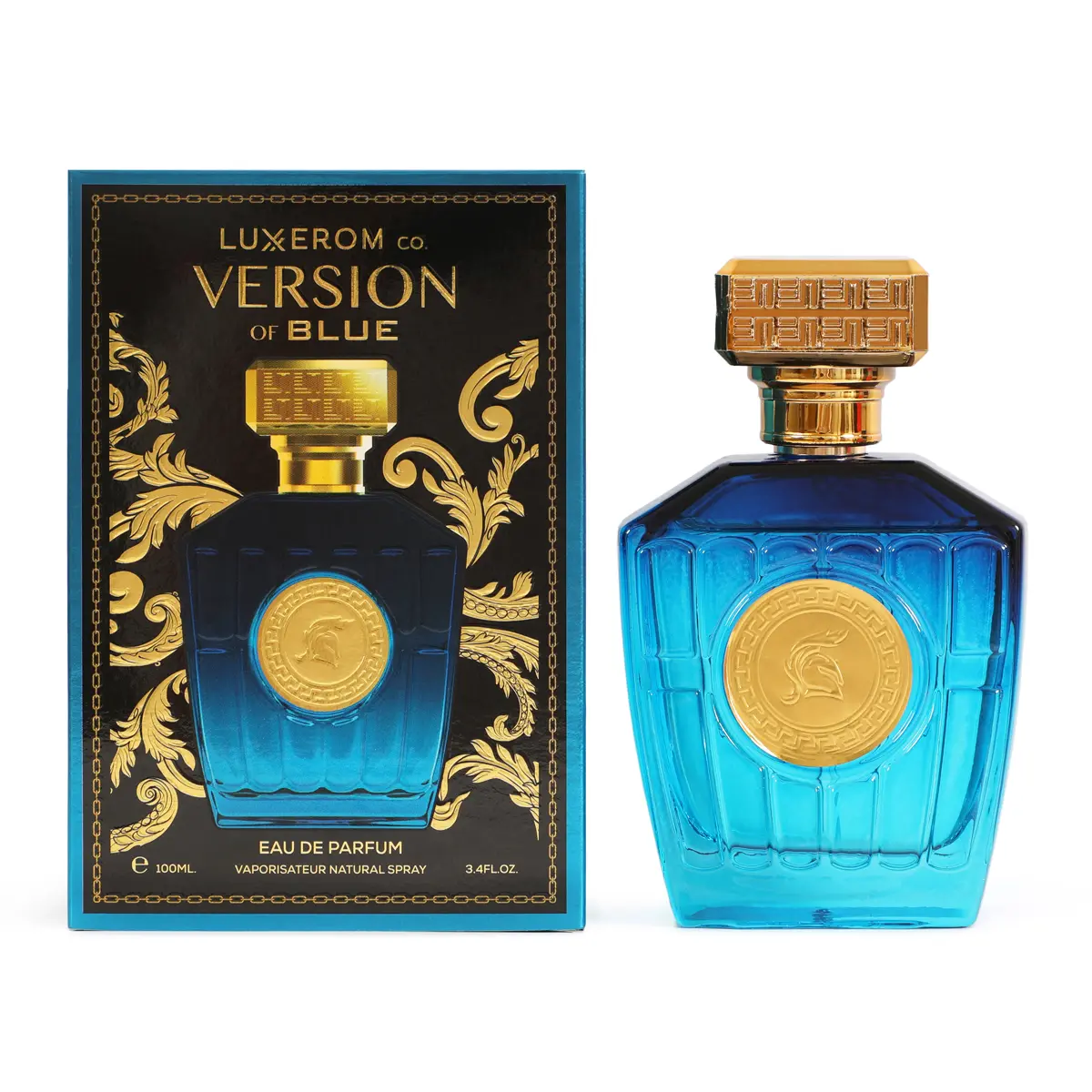 Version of Blue Eau de Parfum for Men 100ml - Regular Edition with Mint Oil & Lemon Italy Orpur Version of Blue Eau de Parfum for Men 100ml - Regular Edition with Mint Oil & Lemon Italy Orpur