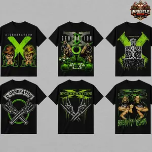 D-Generation X Collection Premium Cotton T-Shirt, DX Vintage Wrestling Graphic Tee, Shawn Michaels Triple H Retro Shirt, Attitude Era WWE Fans Apparel, Degeneration X Streetwear Tee, Gift for WWE Fans, Gift for Boyfriends