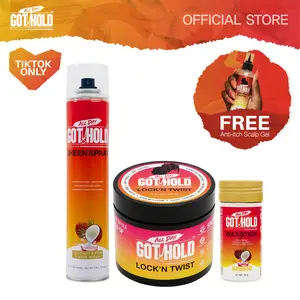 All Day Got Hold | Lock'n Twist Bundle | Lock'n Twist, Wax Stick & Sheen Spray + Anti Itch Free Gift | gel