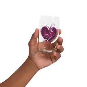 The Love Cup - can-shaped glass