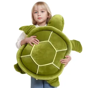 28-Inch Soft Plush Ocean Sea Turtle Stuffed Animals, Enormous Plush Pillows, Oversized Turtle Toys, Perfect Birthday Gifts for Children