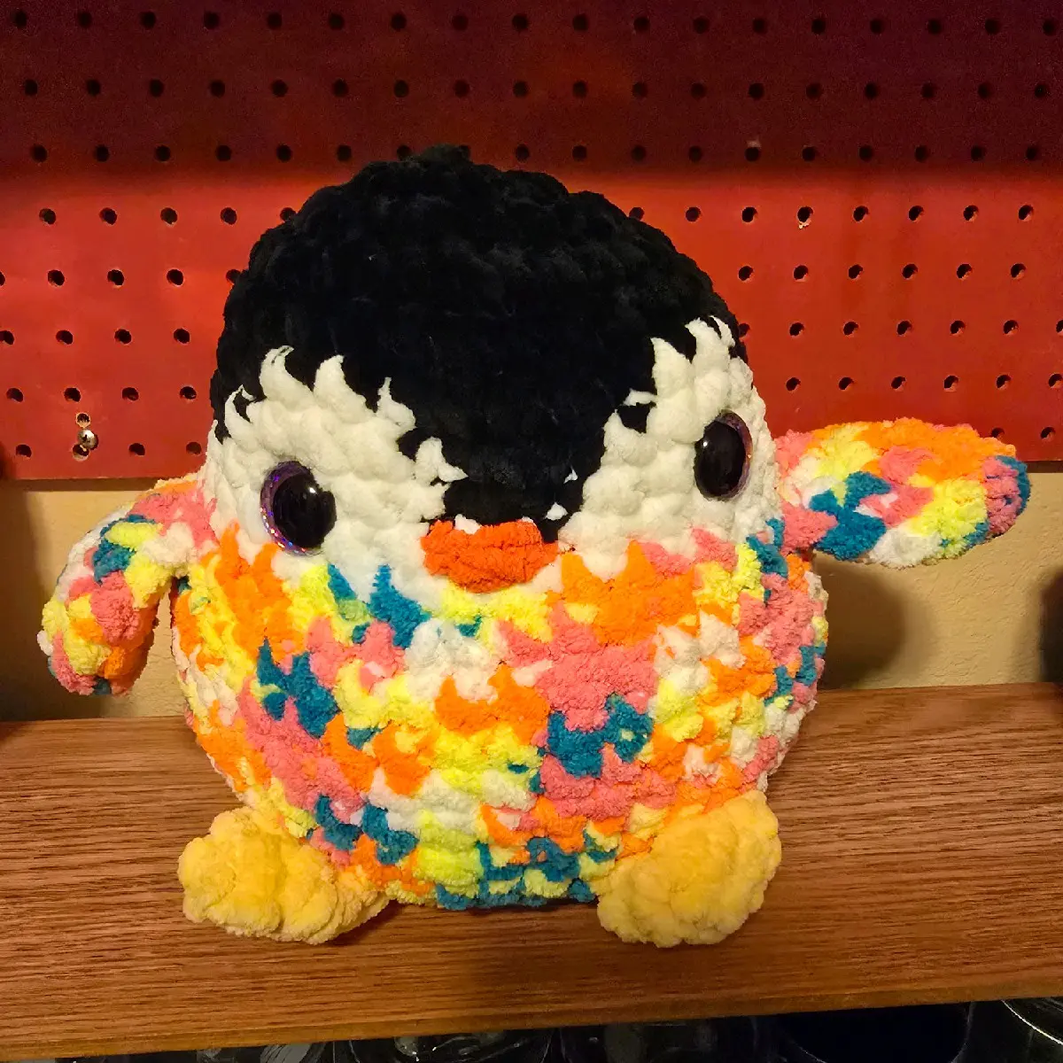 crochet jumbo penguin