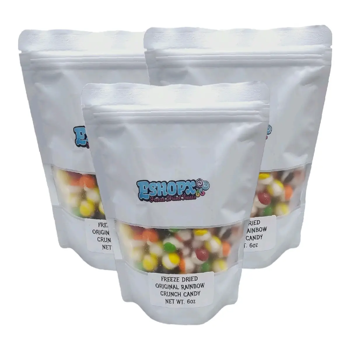3 pack Rainbow skizzies ! Over 1 pound of freeze dried Candy Trio pack 6oz 3 bags ( 18 oz ) Candy Snack Bonbon Sweet