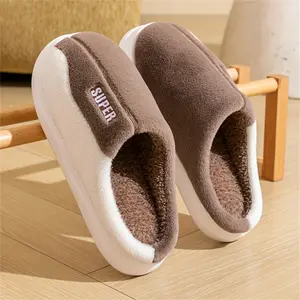 Winter Slippers for Men Women Fleece Lined House Shoes Cozy Memory Foam Indoor Non-Slip Warm Comfy Arch Support Fuzzy 1Pair 2Pairs 5Pairs