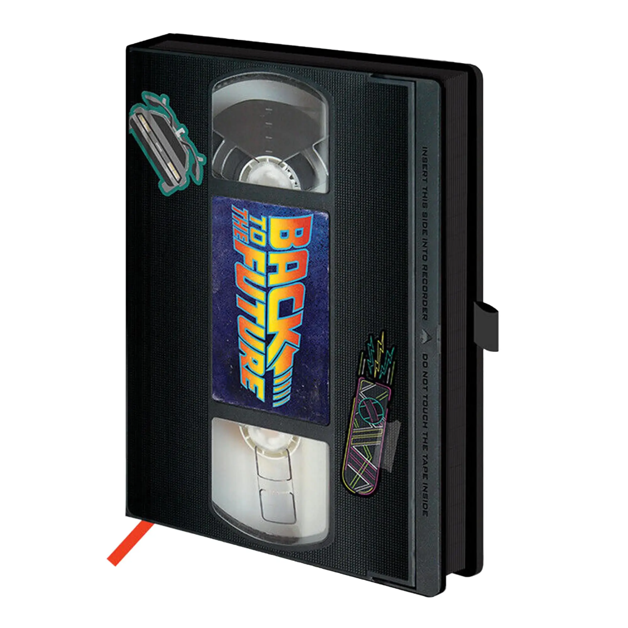 Back To The Future Logo VHS-Style Hardcover Notebook | 5 x 8 Inches