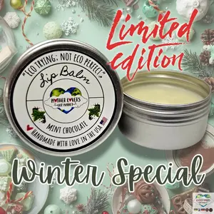 Mother Lovin Lip Balm - Mint Chocolate - Limited Edition - Winter Special - Vegan - Organic