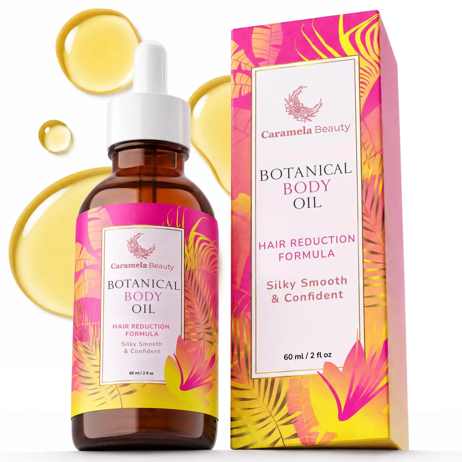 Cyperus Rotundus Oil, 60ml After-Shave and Post-Wax Moisturizer, Botanical Body Oil with Jojoba, Rosehip and Sweet Almond Oils for Silky Smooth Skin, All Skin Types