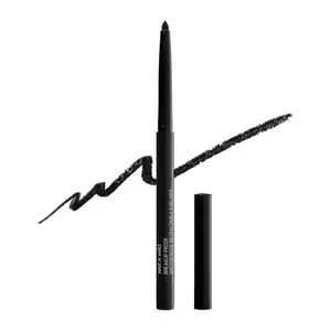 Wet n Wild Mega Last Breakup Proof Retractable Eyeliner - Blackest Black, 16-Hour Wear, Ultra-Fine Brush, Waterproof, Cruelty-Free & Vegan Lipliner Makeup Cosmetic