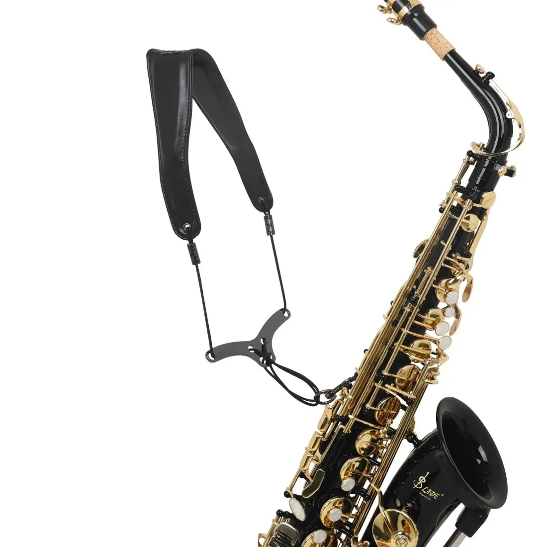 Irin F-119 High-Fidelity Saxophone Neck Strap, Eva Material, Anti-Slip Gold Buckle, Sweat-Absorbing Comfort, Ideal for Musicians