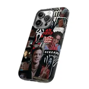 Ghost face Horror Phone Case – Scream Movie Scary Mask Horror Movie Aesthetic  Cover for iPhone 16 15 14 13 12 Max Pro, Gift