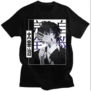 Bungou Stray Dogs Dazai Osamu, Hip Hop Loose, TShirt Cool Japanese Anime Tee