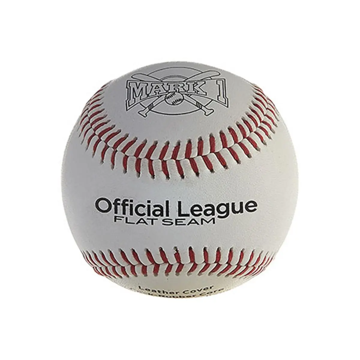 Mark 1 Official League Baseballs, Flat-Seam Design for Competitive Play and Practice, Bulk Dozen Pack (12 Balls), 4.7 lbs, Weight 4.7Lbs