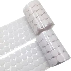 200 count (100 Pair Sets) 15mm Diameter Sticky  Hook , White Hook & Loop Dots for DIY Crafts Office Classroom Office Home