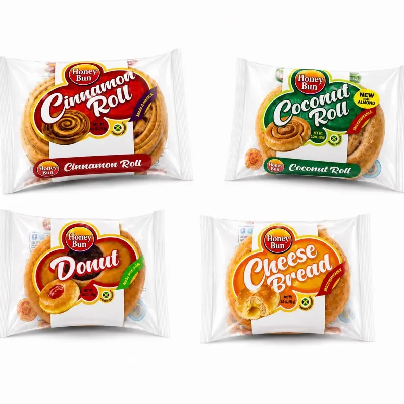 Honey Bun - Cheese Bread, Donut, Coconut Roll, Cinnamon Roll Honey Bun - Cheese Bread, Donut, Coconut Roll, Cinnamon Roll