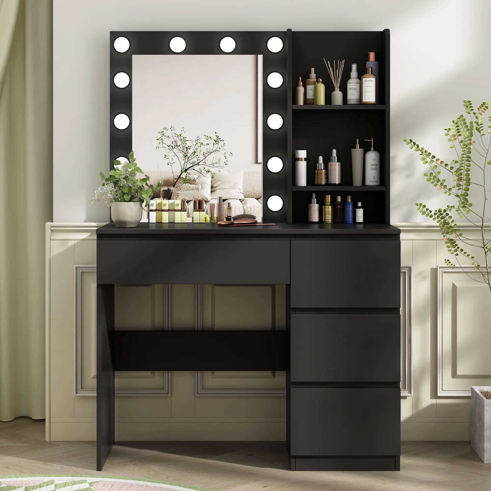 Black(Does not include stool and charging port)