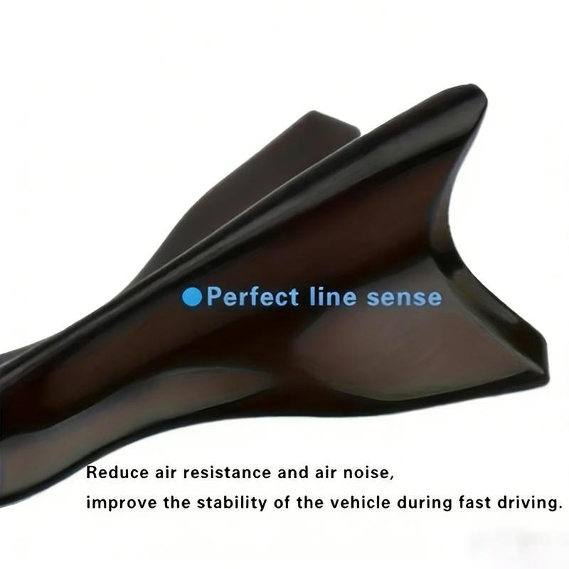 6-Pack Universal Car Roof Shark Fin Spoilers | Aerodynamic Decorative Fins for Sedan, SUV & Truck, Durable Lightweight ABS Exterior Accessories for a Sporty Look & Improved Airflow on Winter Drives