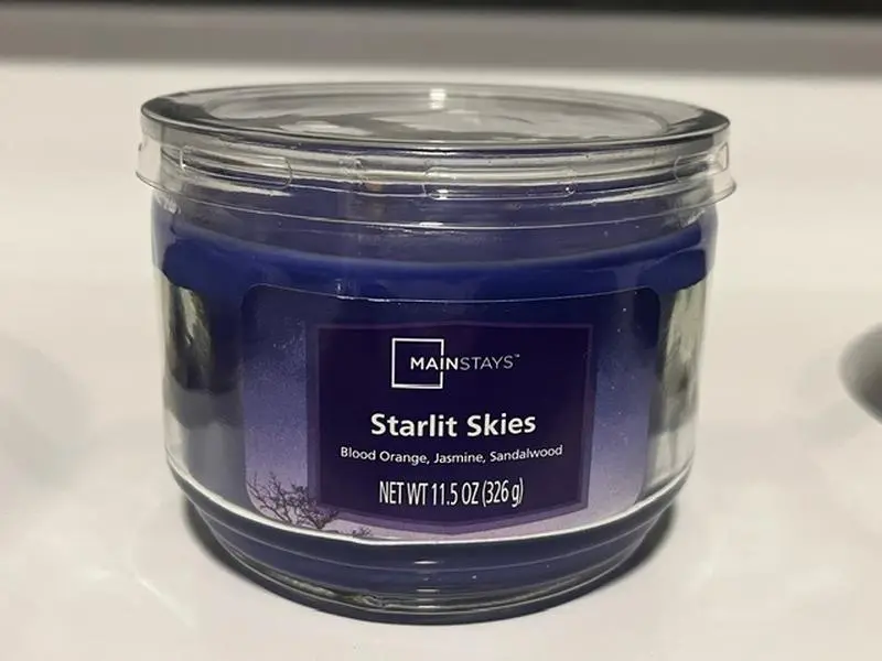 Starlit Skies Blood Orangw Jasmine Sandalwood Candle