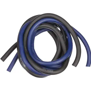THERABAND Resistance Tubes, Professional Latex Elastic Tubing For Upper & Lower Body, Core Exercise, Physical Therapy, Lower Pilates, At-Home Workouts, & Rehab, 5 Foot, Blue & Black, Advanced Set