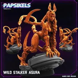 3D Printed Papsikels Wild Stalker Asura 28mm 32mm