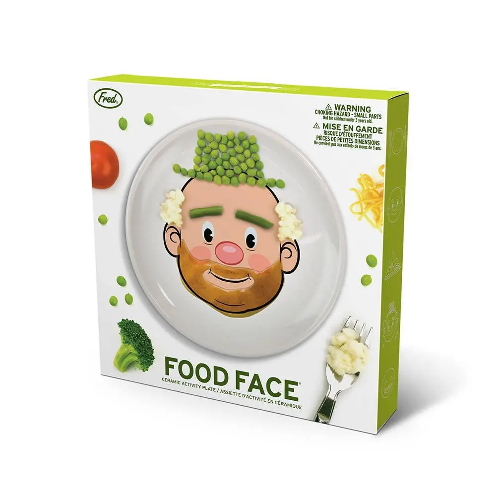 Food Face Plate - Fun Dinner Plate for Creative Kids | Foxy's
