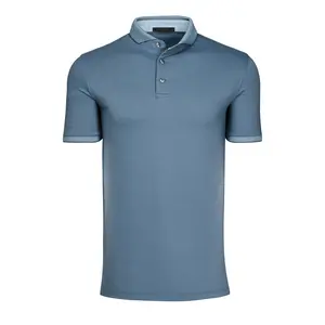 Cherokee Short Sleeve Polo - Vintage Indigo  | Greyson Clothiers