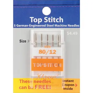 Klasse Size 80/12 Topstitch Sewing Machine Needles