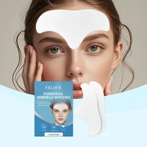 Forehead Wrinkle Patches 12Pcs with Aloe, Collagen, Vitamin E, Anti Wrinkle Patches, Forehead Wrinkles Treatment