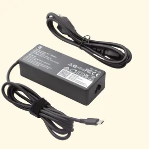 FTS 65W USB-C Laptop Charger Fast Charging Adapter for HP Dell Lenovo Laptops & Chromebooks Travel Power Cord Replacement 30 Days Warranty