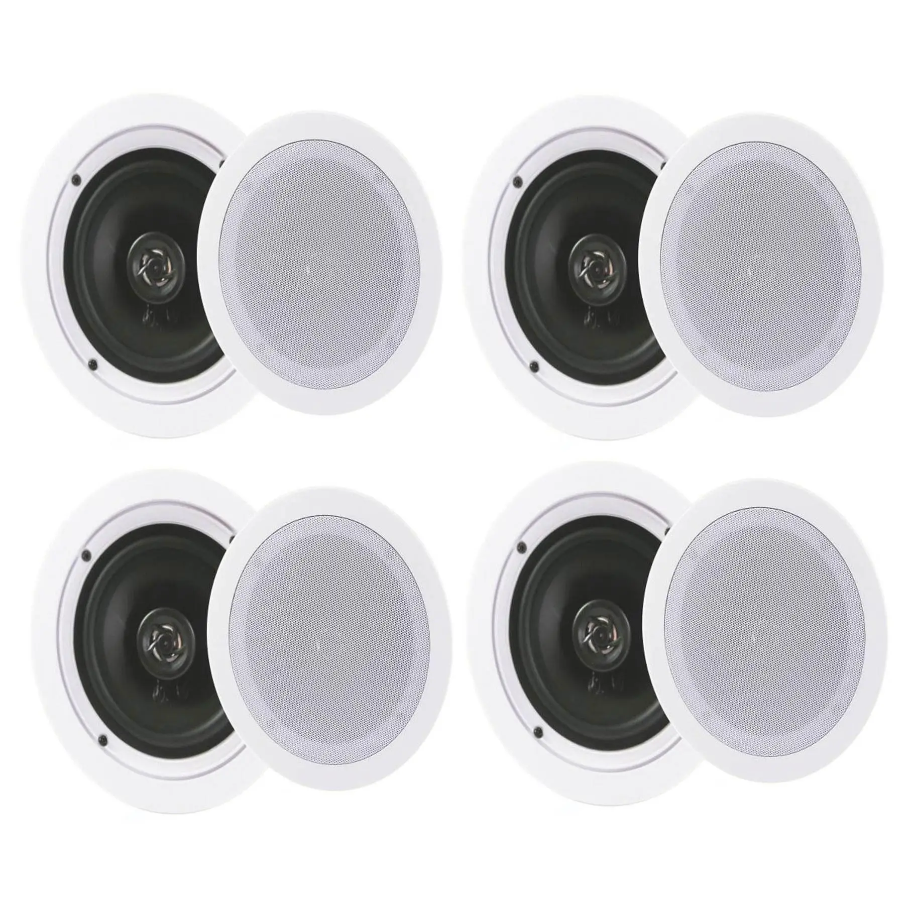 Pyle Audio 5.25 Inch 2 Way 150W Ceiling Wall Speakers, PDIC1651RD (2 Pairs) Pyle Audio 5.25 Inch 2 Way 150W Ceiling Wall Speakers, PDIC1651RD (2 Pairs)