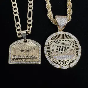 Ultima Cena Necklace 14k Gold Plated Necklace No Tarnish Joyera Oro Laminado