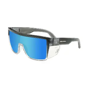 Bomber - Buzz Z87+ Polarized Two Tone / Blue Mirror Sunglasses
