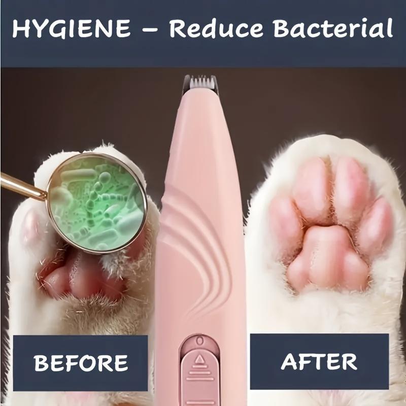 【Black Friday Deal】Quiet Cordless Dog Paw Trimmer - Electric Pet Grooming Scissors for Claws, Eyes, Ears & Face Hair Removal