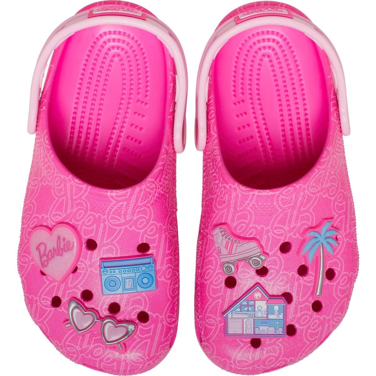 Crocs Kids Mattel Pink Barbie Classic Clogs