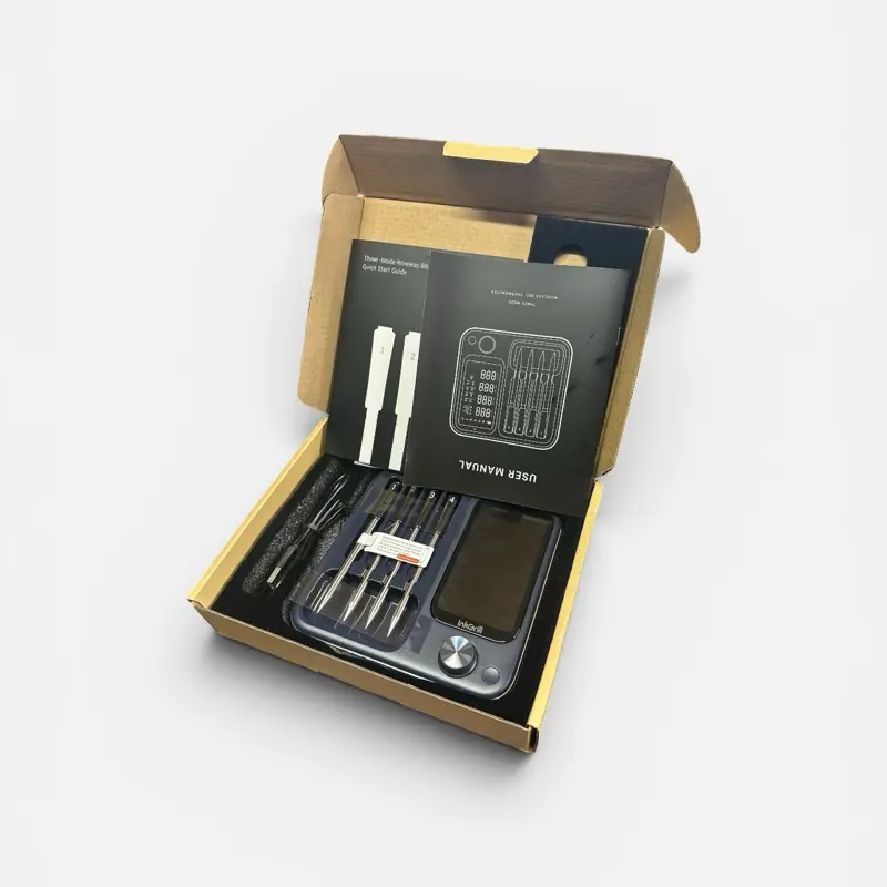 Wireless bbq thermometer