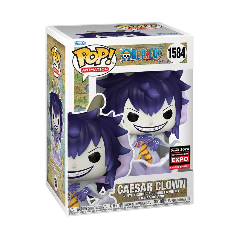 Funko Pop! One Piece Caesar Clown #1584 Chicago C2E2 2024 Exclusive
