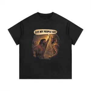 MOSES LET MY PEOPLE GO - SACRED (Vintage Wash Cotton T-Shirt)