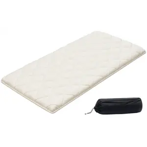 VEVOR Japanese Tatami Mat, Queen Size Foldable Japanese Tatami Mattress, Futon Mattress with Storage Bag Fastener, 9-Layer Floor Mat for Sleeping, Dorm, Meditation, Yoga, 80x 60x 3.5 in, BlackVEVOR Super Brand Day