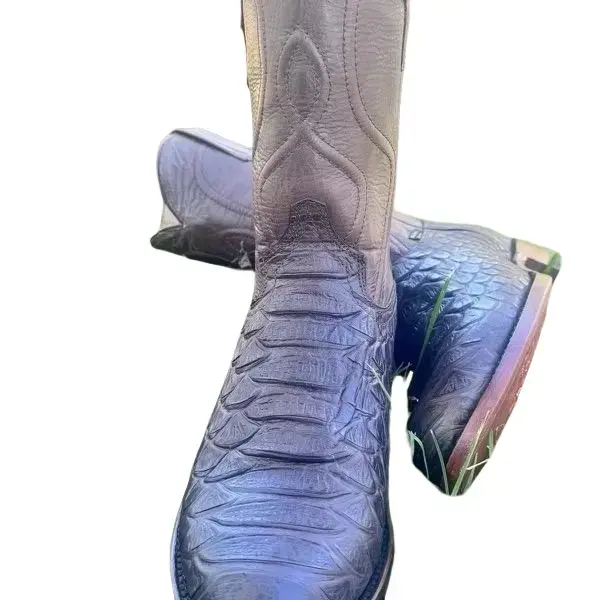 Reyme Boots Men 1201 Style Roper Imperial Python Chocó Walking Shoes Footwear Boy Elegance All-day Comfort Close Toe Footwear