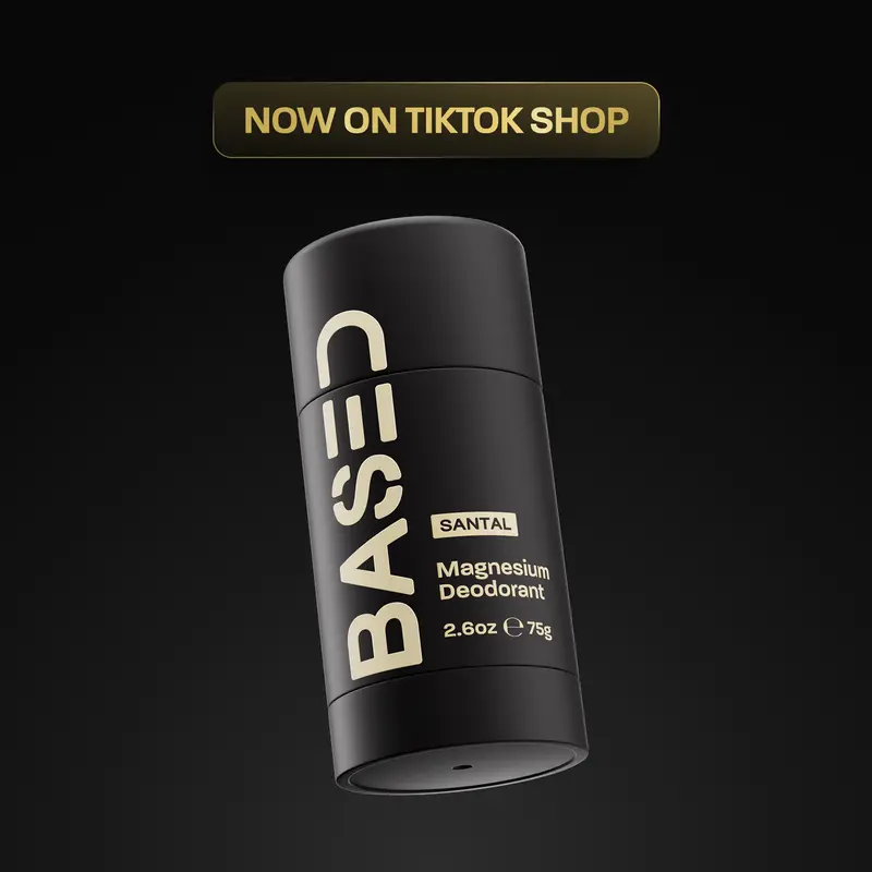 BASED High Performance Deodorant | Aluminum Free | 24 Hour Odor Protection | Simple, Effective, BASED.